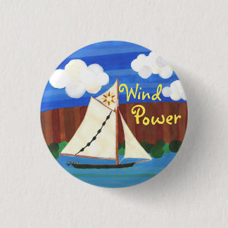Wind Power - Clearwater 3 Cm Round Badge