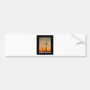 Wind Power design! Bumper Sticker
