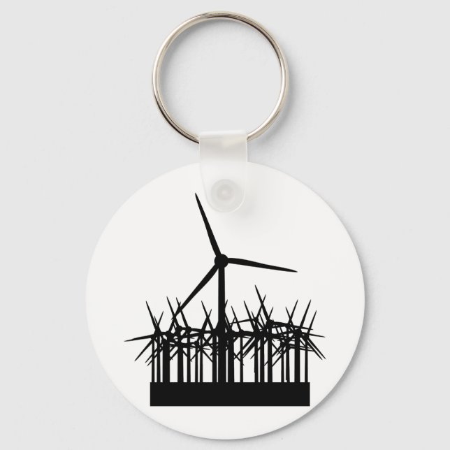 wind power environment key ring (Front)
