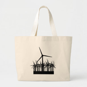 wind power environment large tote bag