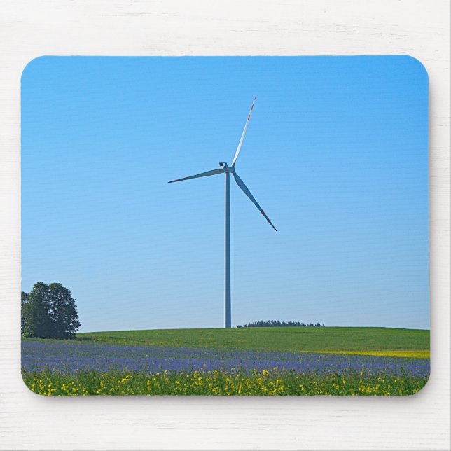 Wind Power Plant - Mousepad (Front)