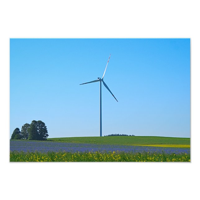 Wind Power Plant - Photo Print (Front)