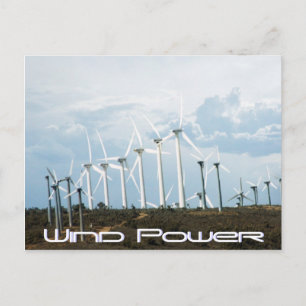 Wind Power Postcard