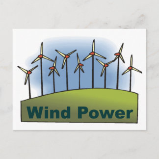 Wind Power Postcard