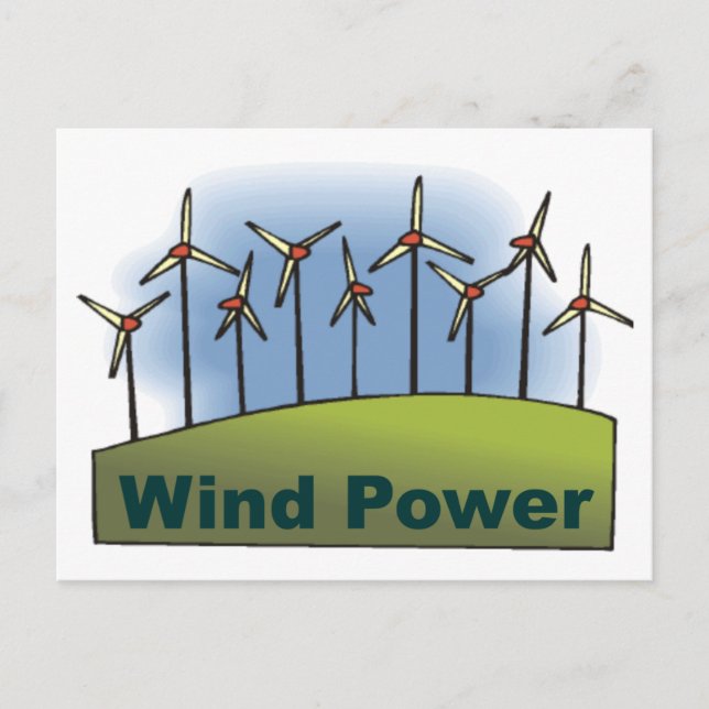 Wind Power Postcard (Front)