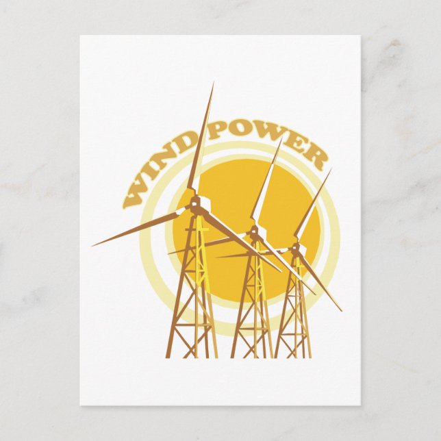 Wind Power Postcard (Front)