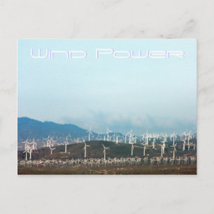 Wind Power Postcard