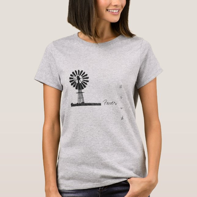 Wind Power T-shirt (Front)