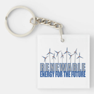 Wind Power Turbines Key Ring