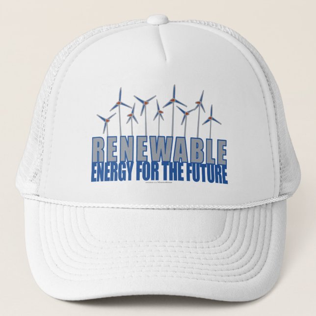 Wind Power Turbines Trucker Hat (Front)