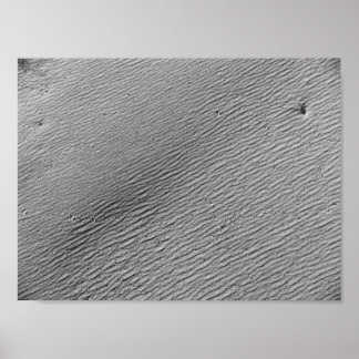 Wind Ripples in Sand I - Colour Desaturated Poster
