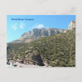 Wind River Canyon Postcard