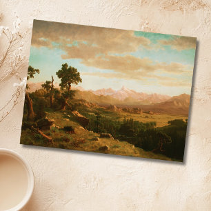 Wind River Country – Albert Bierstadt Postcard