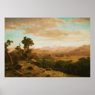 Wind River Country – Albert Bierstadt Poster