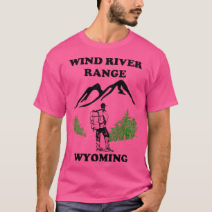 Wind River Range Wyoming - Backpack Hiker In The M T-Shirt