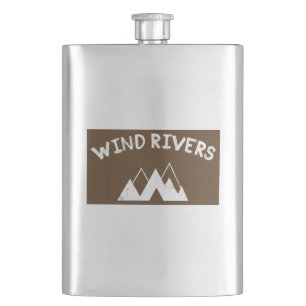 Wind Rivers Hip Flask