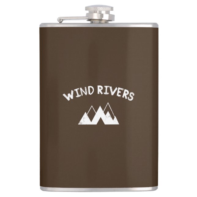 Wind Rivers Hip Flask (Front)