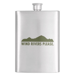 Wind Rivers Please Hip Flask