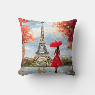 Wind Romance Paris Chic Walk Cushion