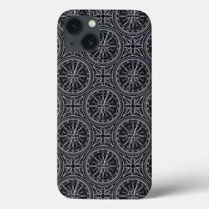 Wind Rose Compass Pattern iPhone 13 Case