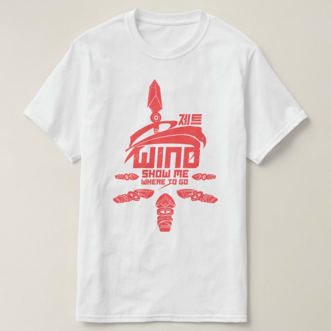 Wind Show Me Where To Go - Jett Valorant T-Shirt (Design Front)