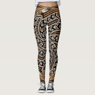 Wind Spirit Brown Leggings