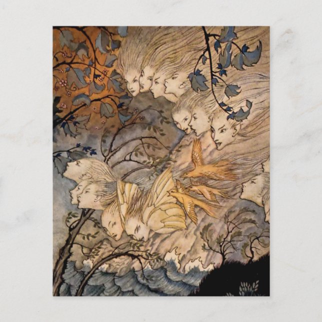 “Wind Sprites” by Arthur Rackham (Front)