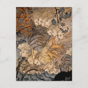 “Wind Sprites” by Arthur Rackham Postcard