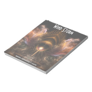 Wind Storm Fractal Art Notepad