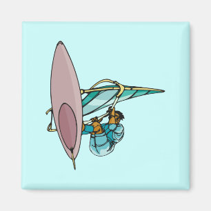 Wind Surfer Magnet