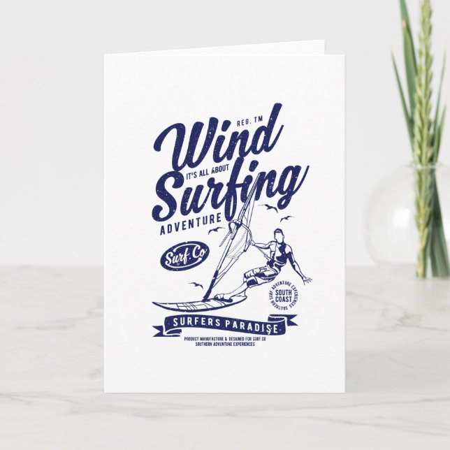 Wind Surfing Card (Front)
