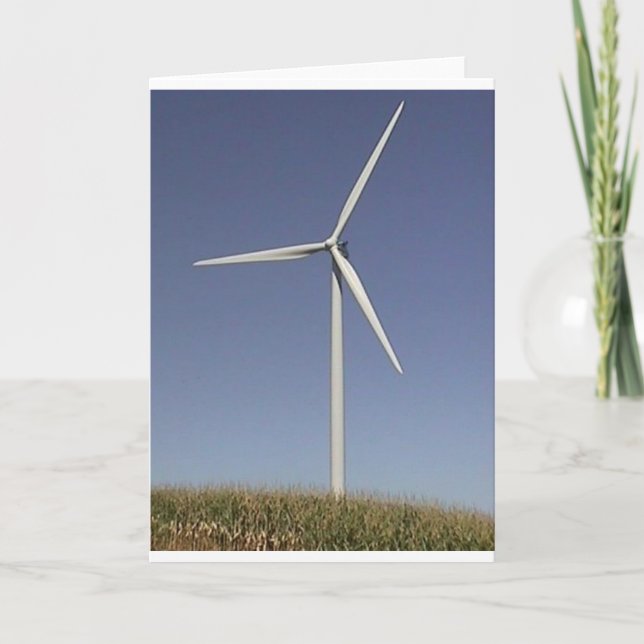 Wind Turbine Card (Front)