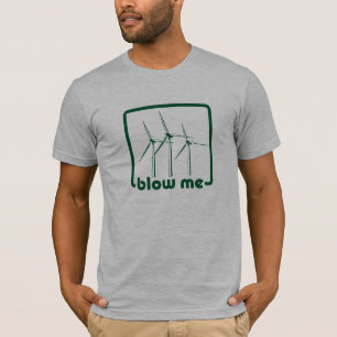 Wind Turbine Green Shirt