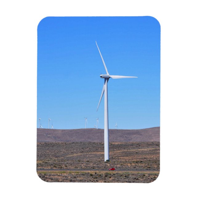 Wind Turbine in Eastern WA Magnet (Vertical)
