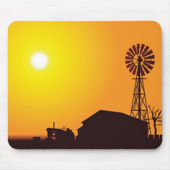 Wind Turbine Mouse Mat (Front)