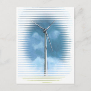 WIND TURBINE POSTCARD