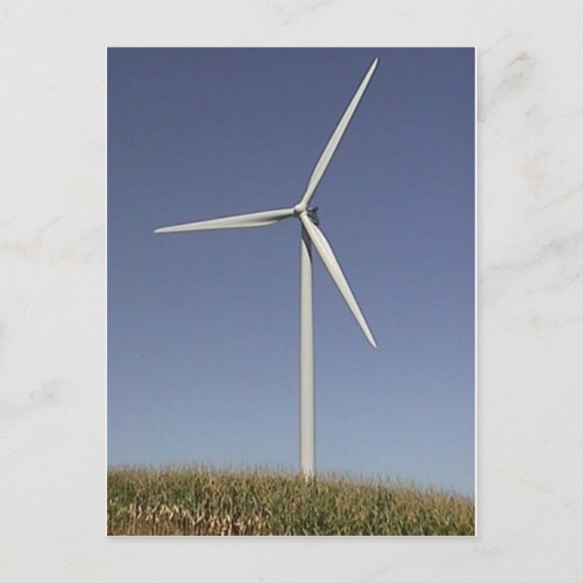Wind Turbine Postcard (Front)