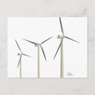 Wind Turbine Postcard