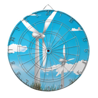 Wind Turbine renewable engery Dartboard
