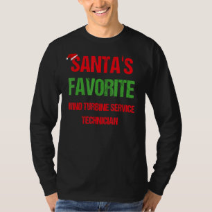 Wind Turbine Service Technician Funny Pajama Chris T-Shirt