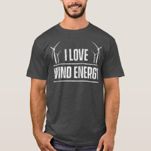 Wind turbine wind power renewable energy 14 T-Shirt