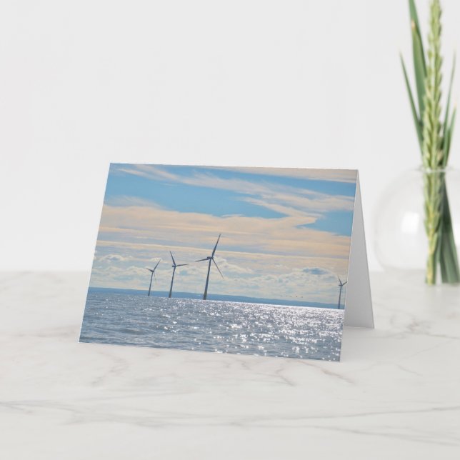 Wind Turbines Card (Front)
