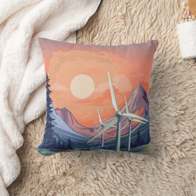 Wind turbines cushion (Blanket)