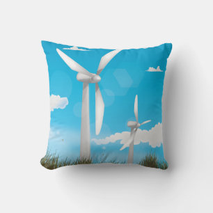 Wind Turbines Cushion