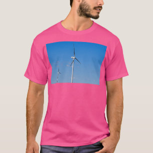 wind turbines power and energy industry T-Shirt