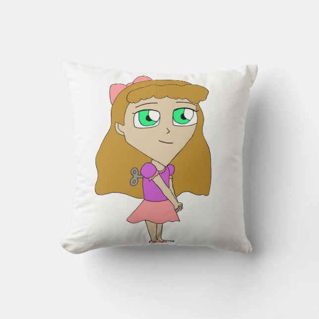wind up chibi cushion (Front)