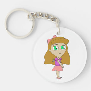 wind up chibi key ring