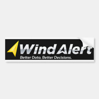 WindAlert Bumper Sticker! Bumper Sticker