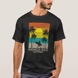 Windansea Beach California CA Surfer Girl Surfing  T-Shirt