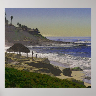 Windansea Texture Poster